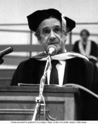 Elie Wiesel, Commencement Speaker, 1987