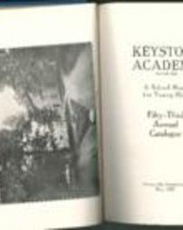 Keystone Academy 53th Annual Catalogue May 1922