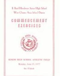 Commencement Program 1977