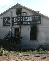 Chef’s Restaurant, north side, 1955.