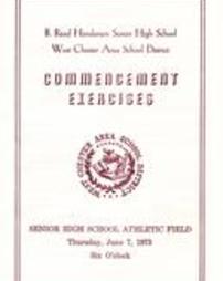 Commencement Program 1973