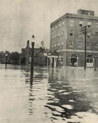 E. Fourth Street below Market Street in 1936 flood