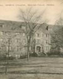 McKee Hall [3] b&w postcard, Geneva College, Beaver Falls, Pa.