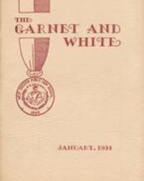 The Garnet and White January 1934