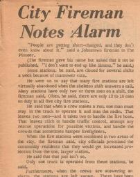 City fireman notes alarm