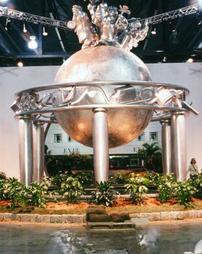 1997 Philadelphia Flower Show. Central Feature. Giant Globe