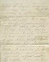 Letter from James Graham to his mother, Camp of the 206, March 27, 1865(?)