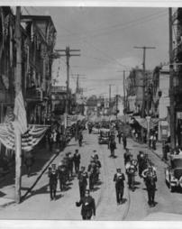 Meyersdale parade in 1922