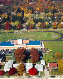 Aerial view of Shangraw Athletic Complex and David Person Field