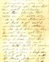 Letter from James Graham to his father, January 20, 1864