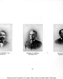 Board of Directors of Dickinson Seminary, 1898, Murray, Hipple, Bodine