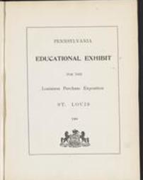 Pennsylvania educational exhibit : address by B.F. Hunsicker--History of Reading, Pa., School Board