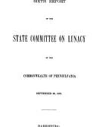 Report of the Committee on Lunacy of Board of Public Charities of the State of Pennsylvania (1888)