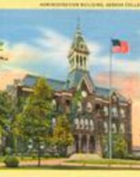 Old Main [1] color postcard Geneva College, Beaver Falls, Pa.