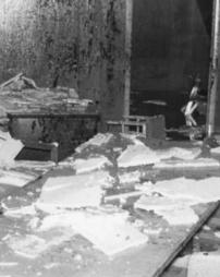 Geological Survey - Outer office destroyed by Hurricane Agnes flood