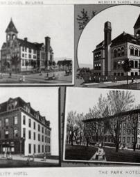 Collage of Williamsport buildings