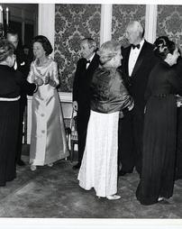 The receiving line at the Americas Awards in 1972
