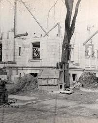 James V. Brown Library under construction, April 30, 1906