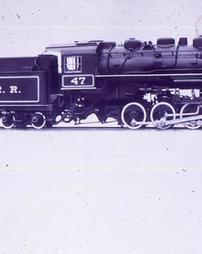 C. & B. L. R. R. Train Engine Number 47