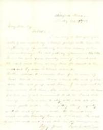 1865-12-31 Handwritten letter from A. Boyd Hutchison to his father-in-law, Henry Keller