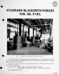 Standard blacksmith forges for oil fuel.