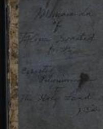 Memorandum Book 1841-1850, 1862 Flour