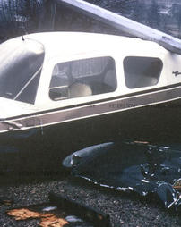 Aircraft wreckage, 1971.