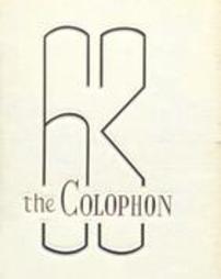 Colophon, Wyomissing High School, Wyomissing, PA (1963)