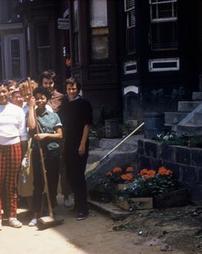 Wallace Street [3500 Block] Planting Day. 1959