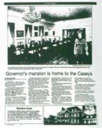 Governor's mansion is home to the Caseys