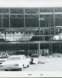 Library steel frame and cars