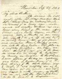 1862-07-29 Letter from P. Benner Wilson to his brother, William P. Wilson