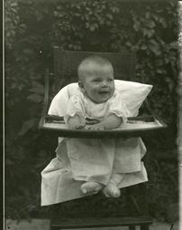 Baby in high chair