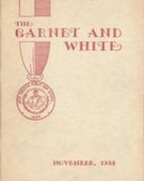 The Garnet and White November 1933