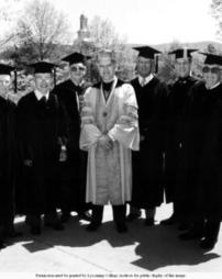 Honorary Degree Recipients, President, and Board Members, Commencement 1988