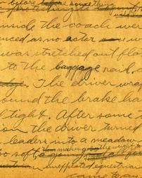 Portus Acheson's hand-written notes, titled "Nostalgic," page 6