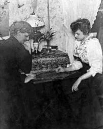 Women Playing a Board Game