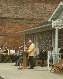 Herman Bashore Speaks at Library Dedication