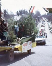 Maple Leaf Rod and Gun Club Float in Maple Festival Parade