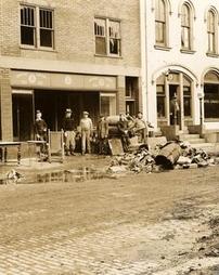 Cleaning up after the 1936 flood