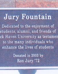 Sign at Jury Fountain