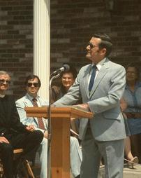 Perry Yoder Speaks at Meyersdale Library Dedication