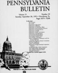 Pennsylvania bulletin Vol. 25 pages 4079-4208