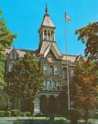 Old Main [3] color postcard, Geneva College, Beaver Falls, Pa.