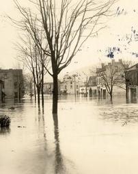 Looking south on Market Street from Sixth Street after 1936 flood