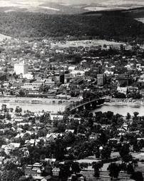 Aerial view of Williamsport looking north, 1922