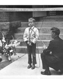 Carrolltown Public Library Dedication - Child speaking