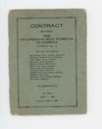 Contract Between the Progressive Mine Workers of America and Numerous Coal Mining Companies