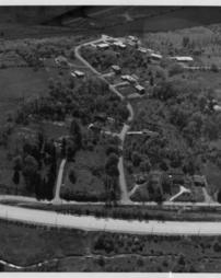 Aerial view of U.S. Route 19 and Carol Drive, 1956.