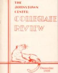 The Johnstown Center Collegiate Review, December 1935